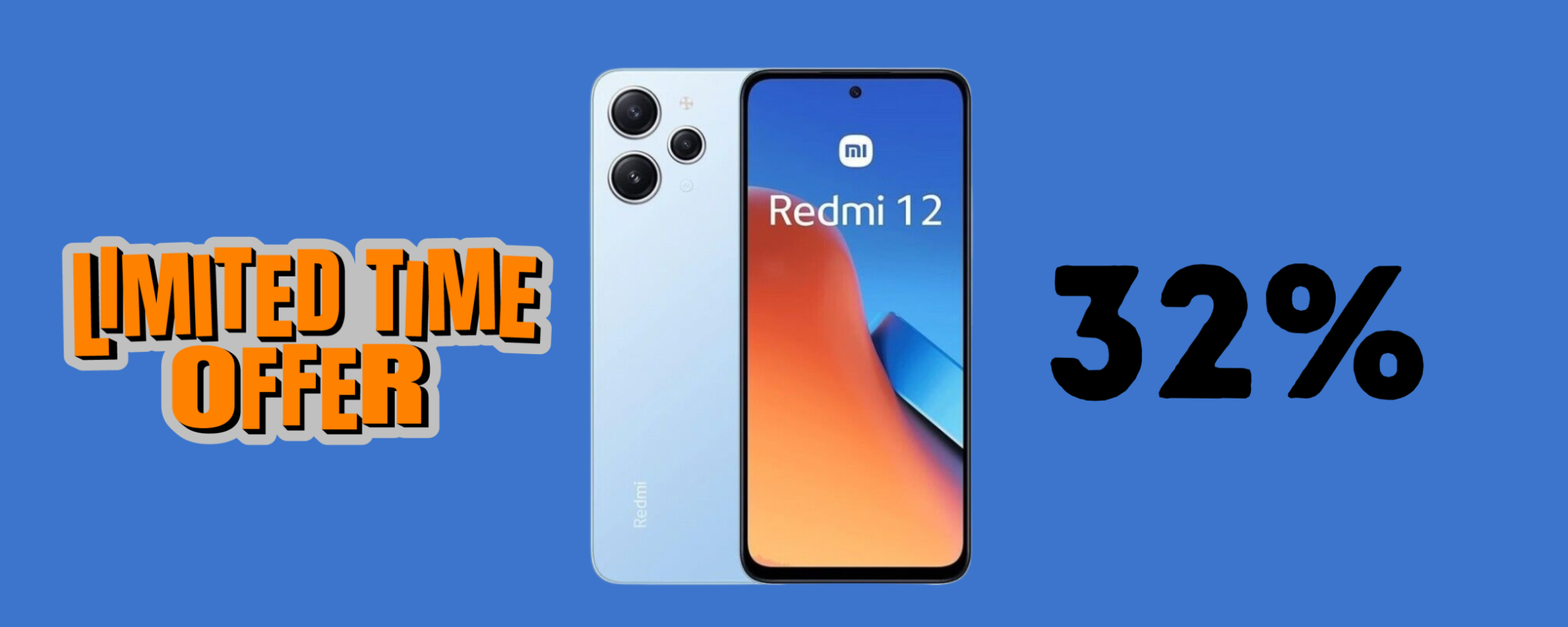 Xiaomi Redmi 12, con 256GB e batteria INFINITA a soli 157€