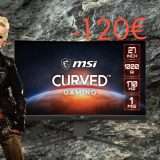 Immersione estrema con il Monitor Gaming Curvo MSI (-120€)