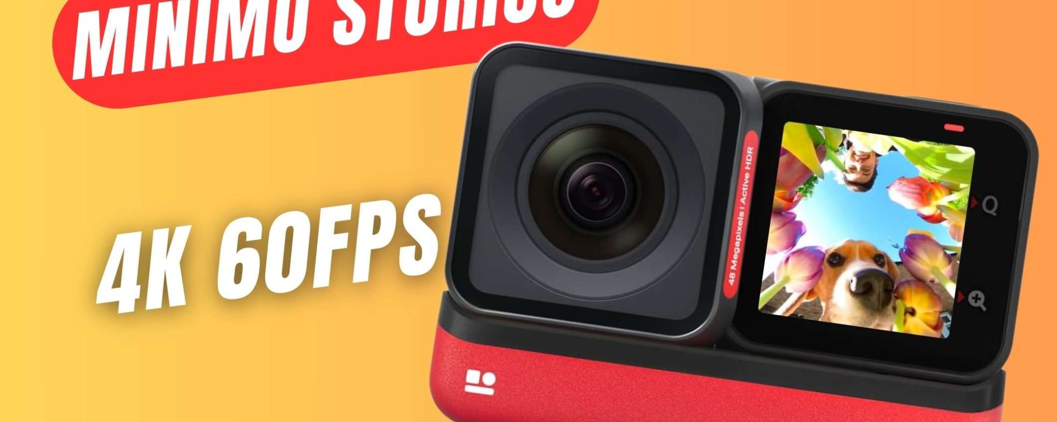 MINIMO STORICO per l'Action Cam insta360 One RS 4K Edition!
