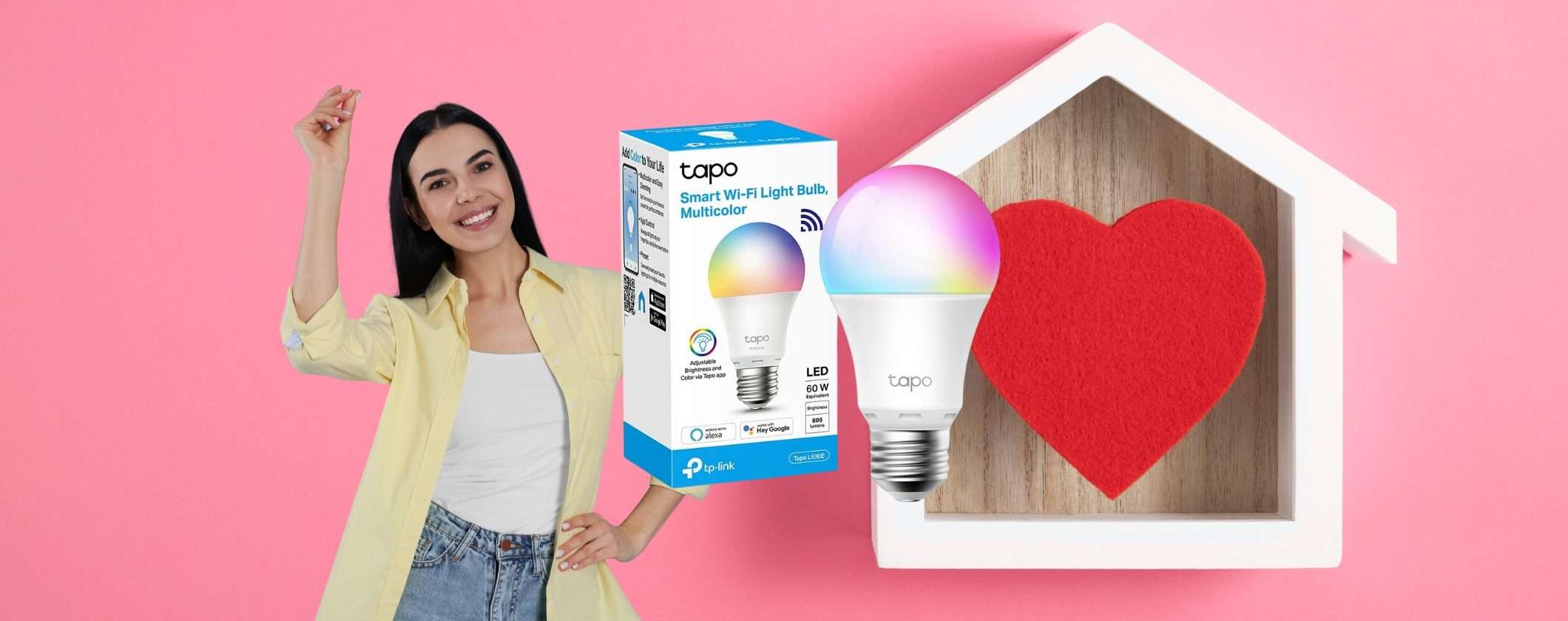 Lampadina WiFi Tapo a soli 9€: l'OFFERTA FOLLE di Amazon