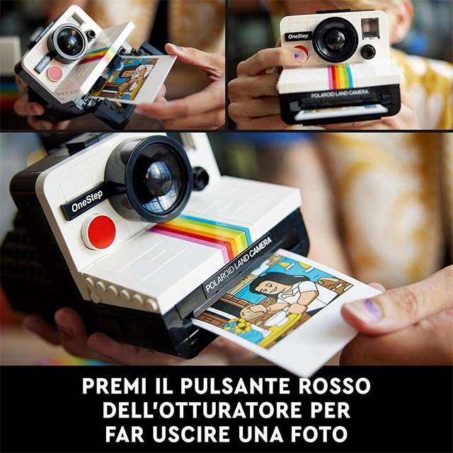 Il set LEGO Ideas dedicato alla fotocamera Polaroid OneStep SX-70