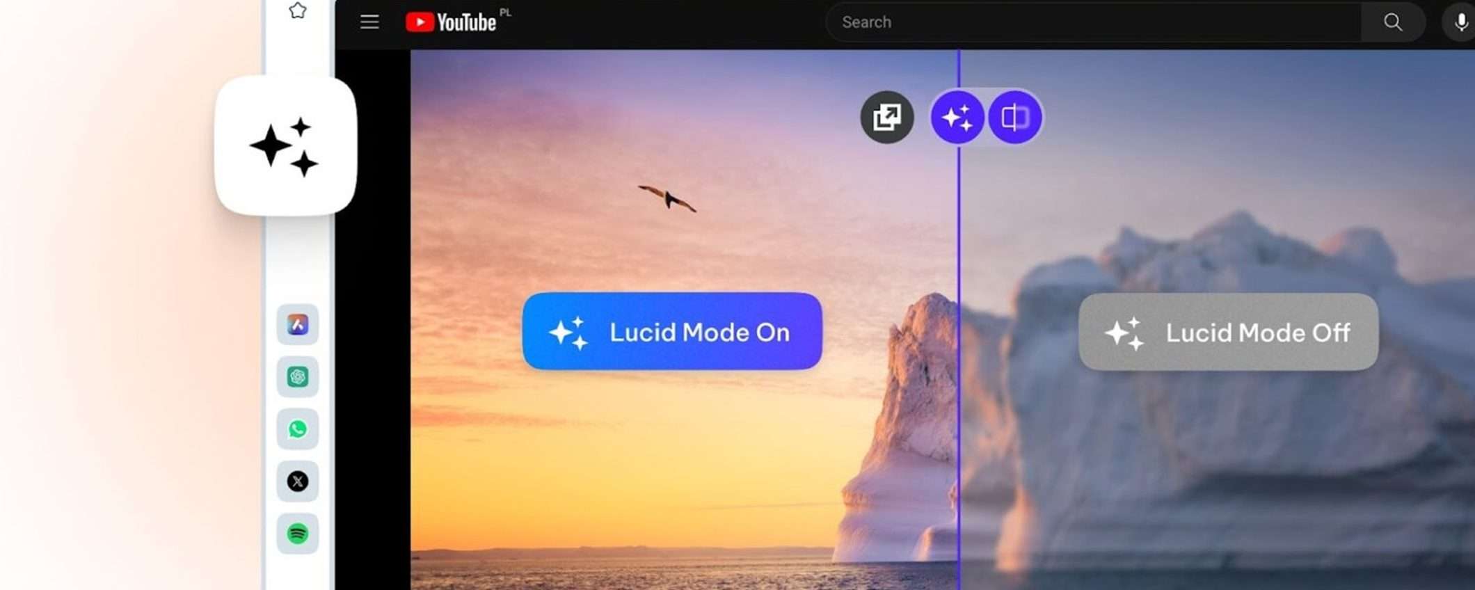Opera introduce Lucid Mode 2.0 con controlli migliorati