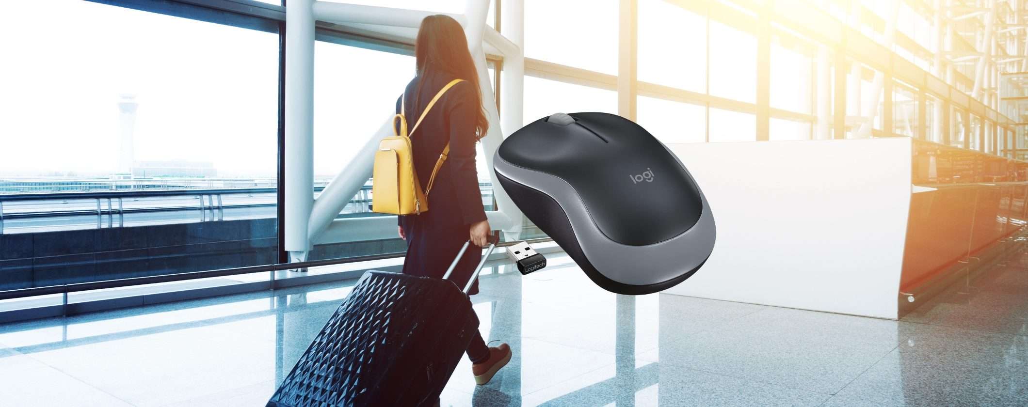 Mouse Wireless Logitech M185 da viaggio a soli 9€