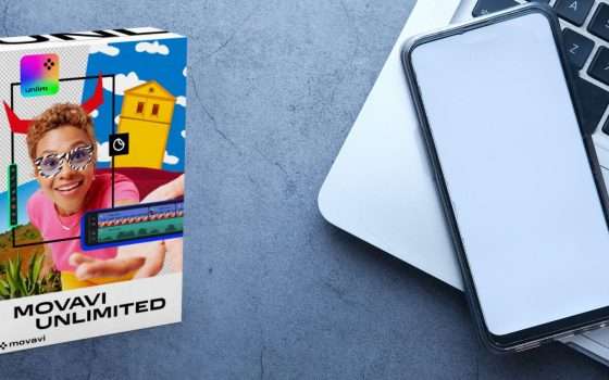 Movavi Unlimited: crea video professionali con l'AI a soli 119€