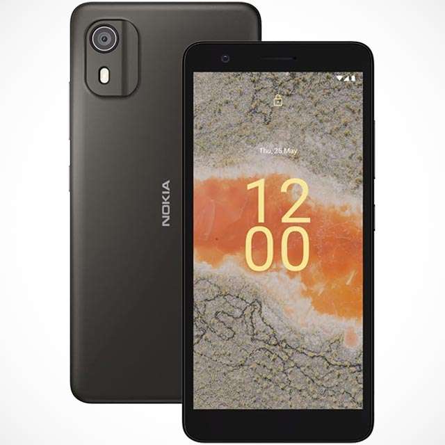 Il design dello smartphone Nokia C02