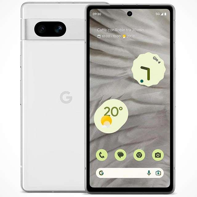 Il design dello smartphone Google Pixel 7a