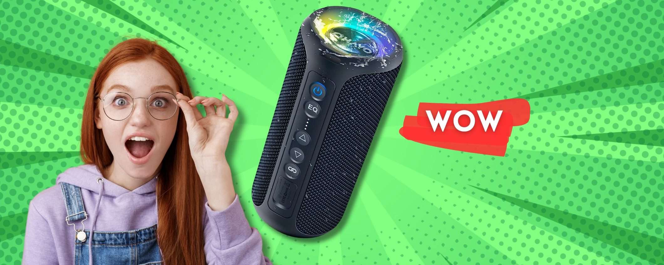 Cassa Bluetooth che fa TREMARE i muri: piccola ma con qualità TOP