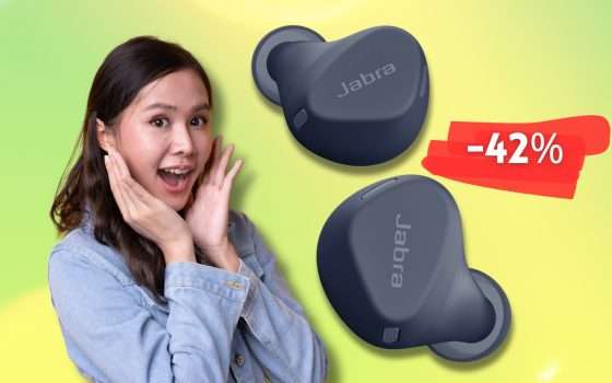 CROLLO di prezzo per le Jabra Elite 4 Active, auricolari TWS ottimi