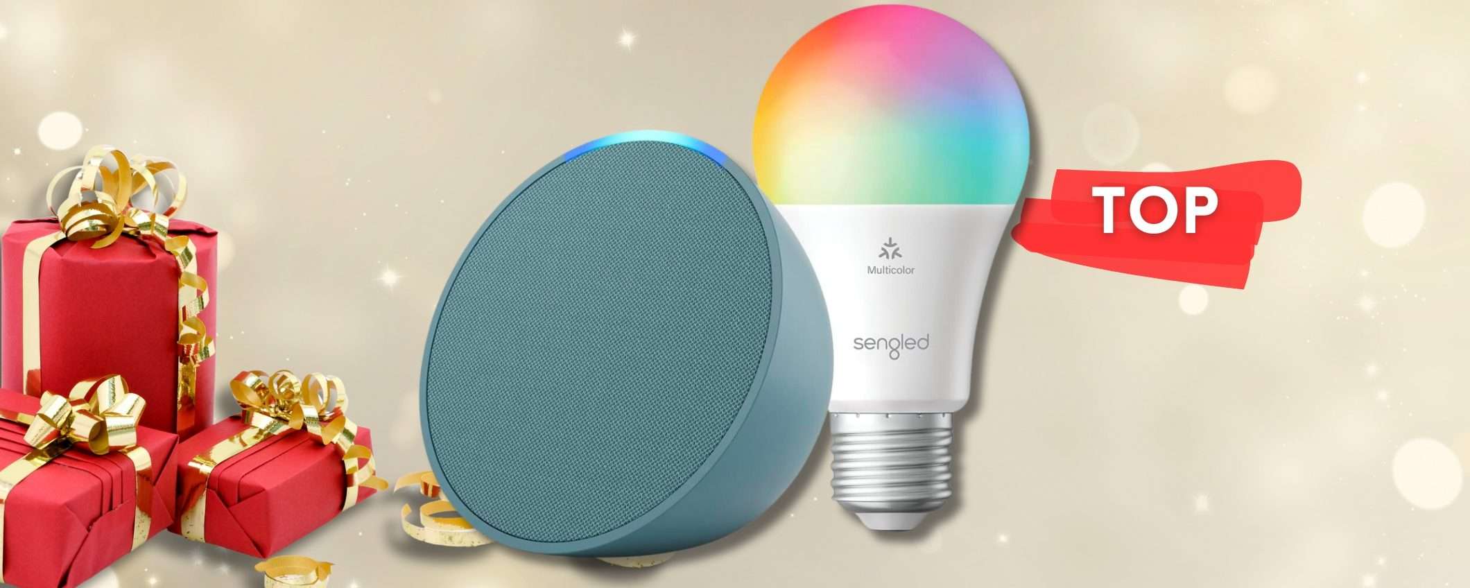 FUORI TUTTO: prezzo minimo per Echo POP + Lampadina LED smart