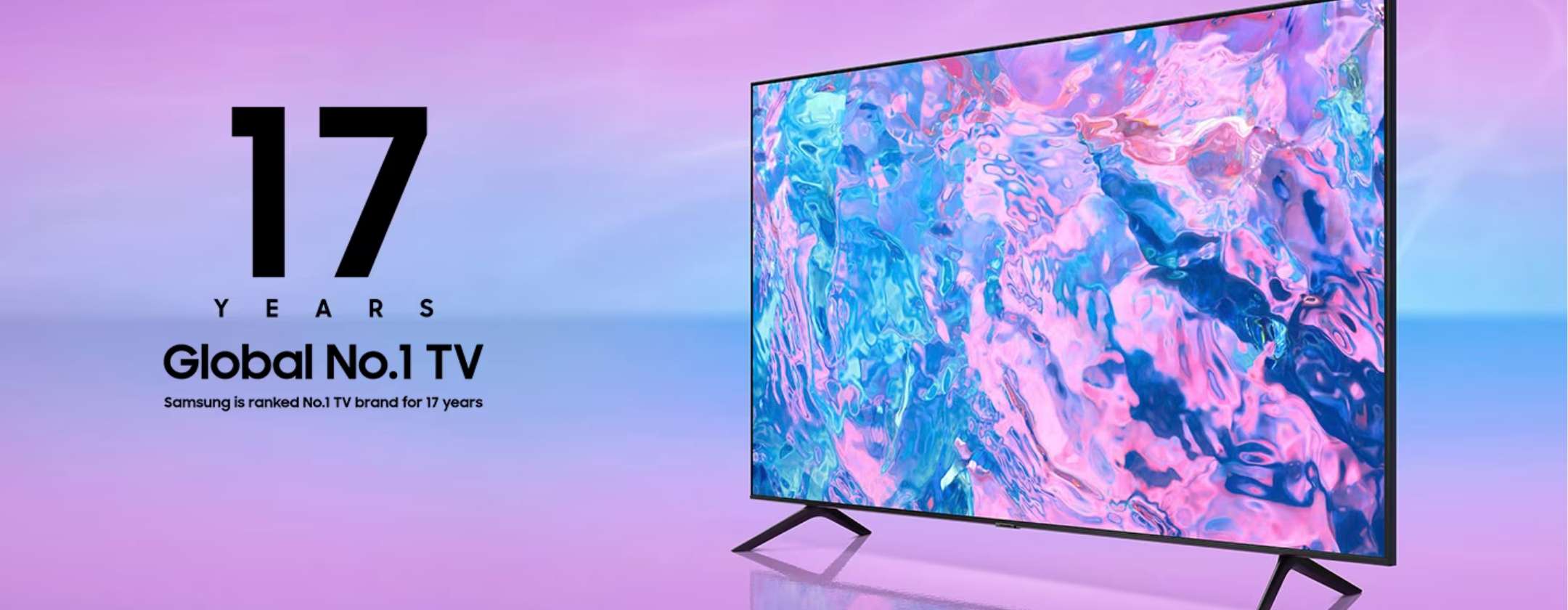 Con la Samsung Crystal TV 4K i colori prendono vita (142€)
