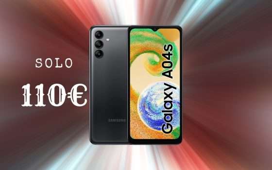 Samsung Galaxy A04s: a soli 110€ è un vero SPETTACOLO