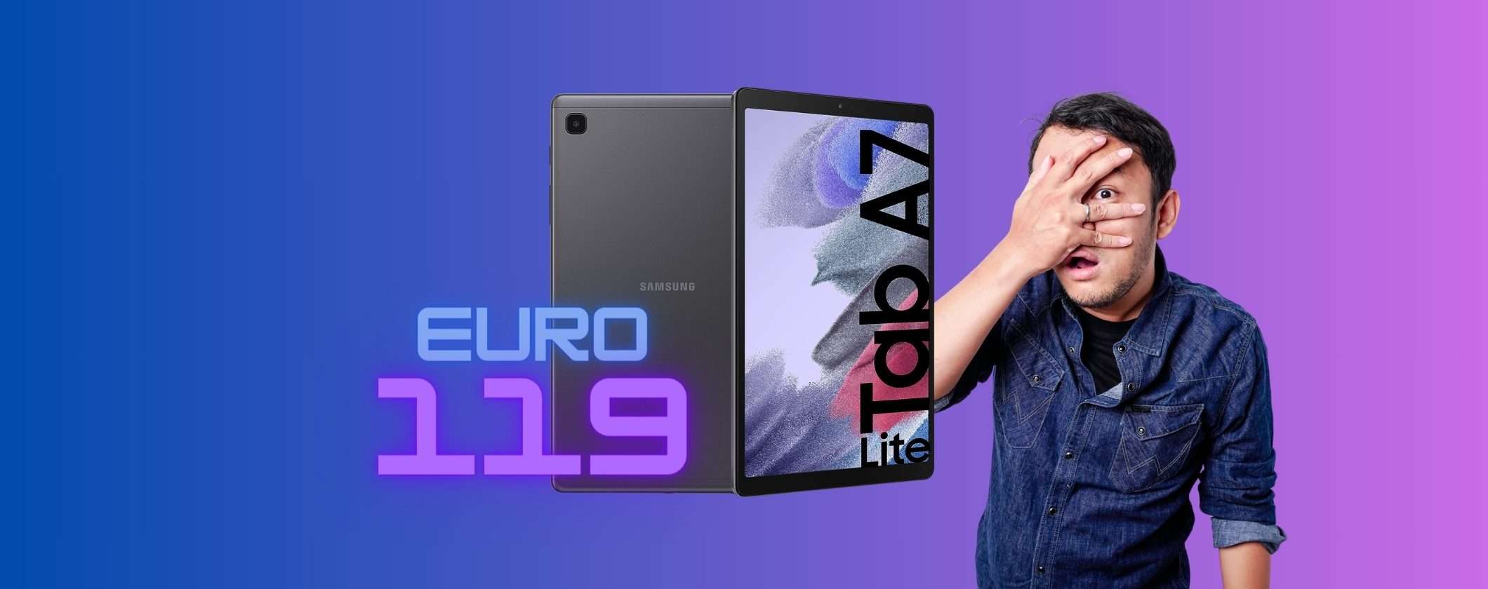 Samsung Galaxy Tab A7 Lite: solo 119€ ADESSO su Amazon