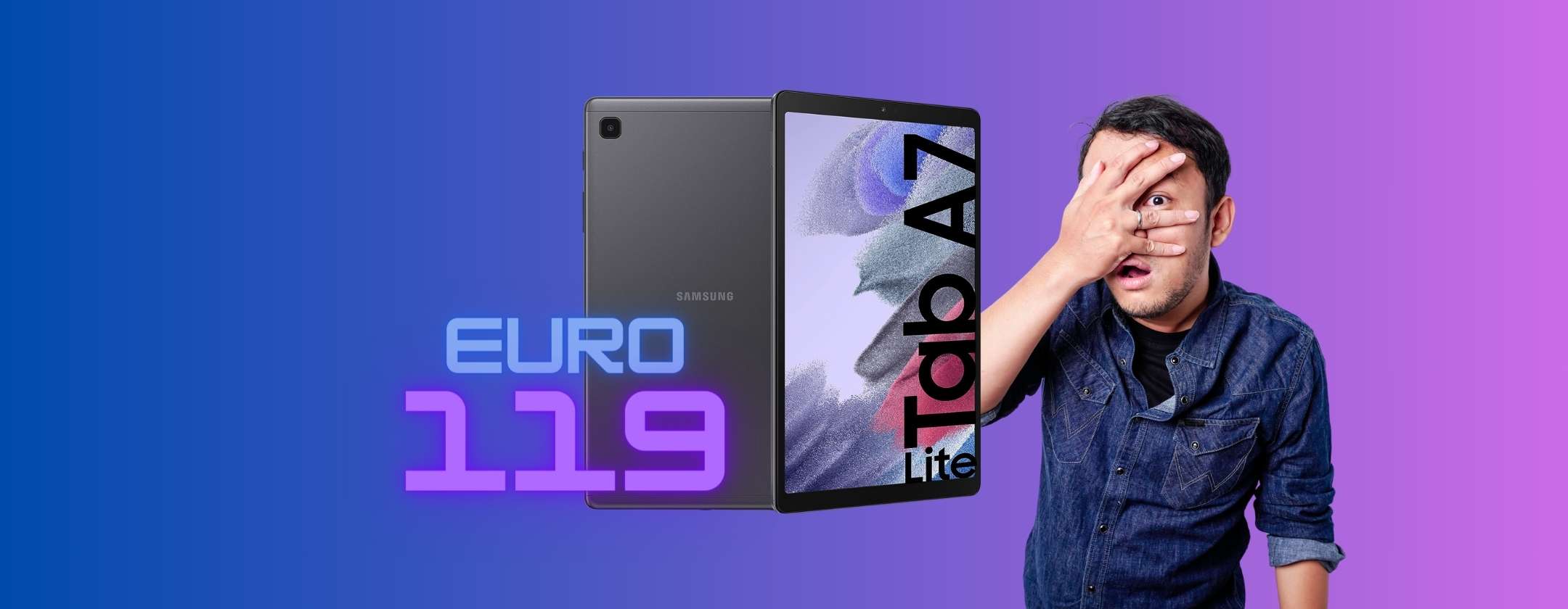 Samsung Galaxy Tab A7 Lite solo 119€ ADESSO su Amazon