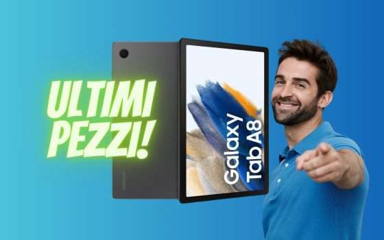 Samsung Galaxy Tab A8 128GB: ULTIMI PEZZI a soli 193€