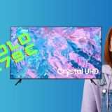 Samsung TV Crystal 4K Series 7: solo 279€ per questa 43 pollici