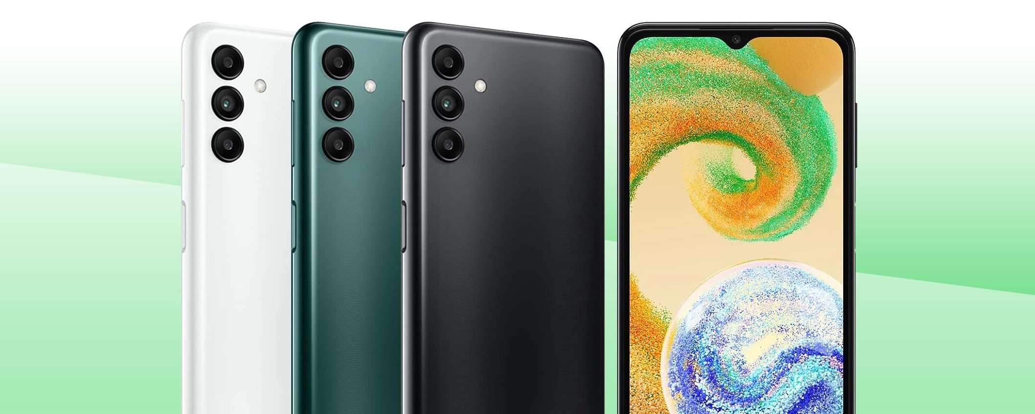 Natale e smartphone: Samsung Galaxy A04s in FORTE SCONTO