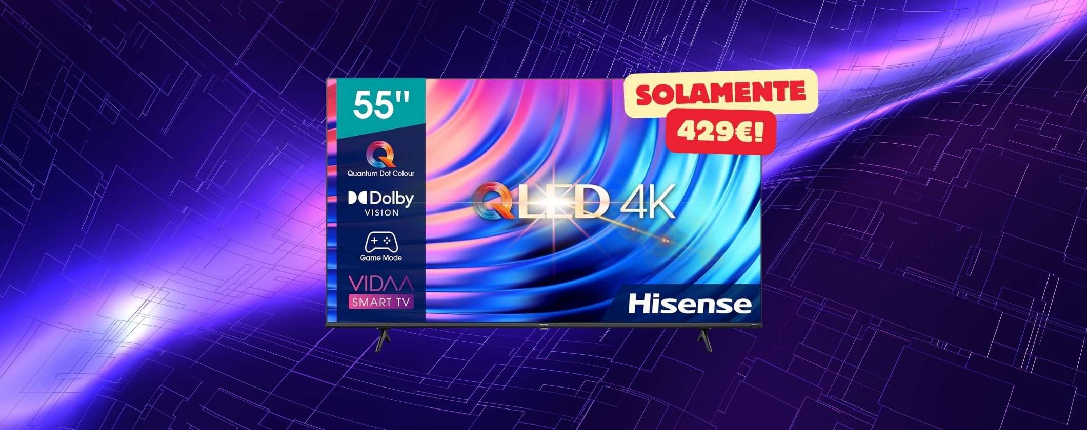 Smart TV Hisense 4K 55