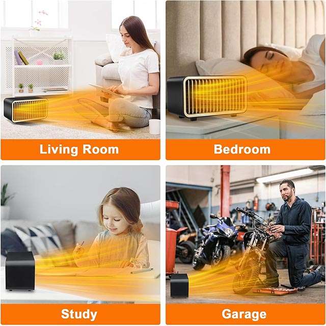 Il termoventilatore elettrico di Zootop