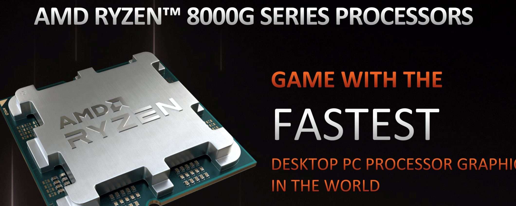 CES 2024: AMD Ryzen 8000G per desktop con Ryzen AI