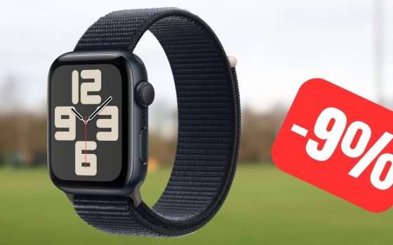 Apple Watch SE 2023: su Amazon riappare lo SCONTO (-9%)