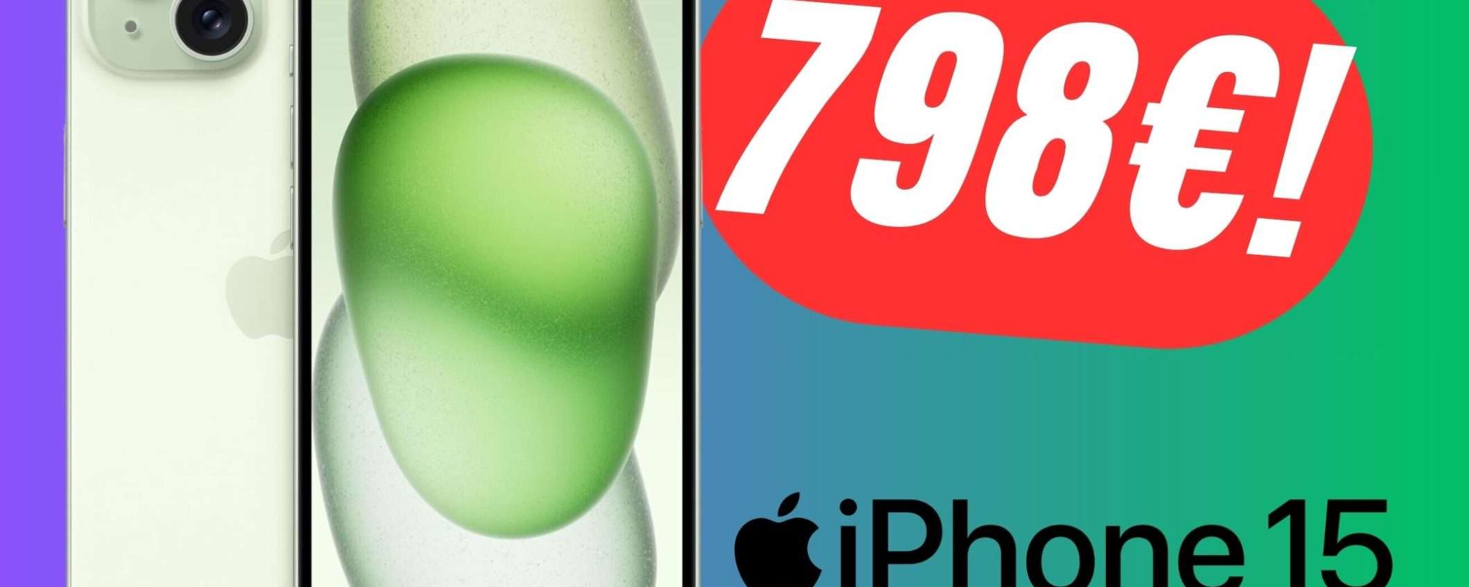 Risparmia 231€ sul nuovissimo Apple iPhone 15!