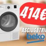Addio capi bagnati grazie all'Asciugatrice Beko!