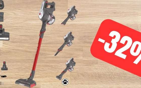 Aspirapolvere senza fili Hoover H-Free 100: occhio allo SCONTO AMAZON