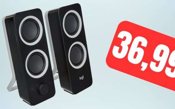 Casse Logitech Z200 per PC: alta qualità ad un ottimo prezzo su Amazon