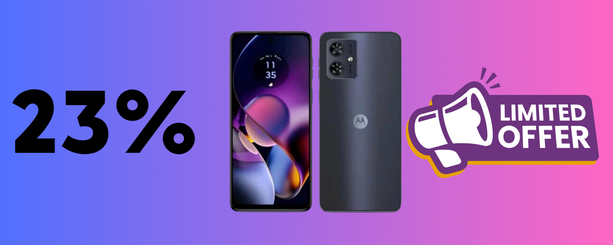 Motorola moto G54 5G con ben 256 GB a SOLI 153,99€