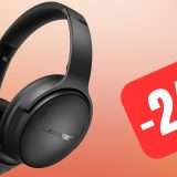 Cuffie Bose in offerta: qualità altissima ad un prezzo SUPER (-24%)