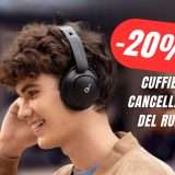 COUPON DEL 20% per queste fantastiche Cuffie Bluetooth con ANC!