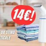 Con il COUPON del 50% pagherai il Ferro da Stiro Verticale pochissimo!