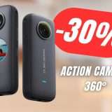 L'Action Camera che registra a 360° è in SCONTO del 30%!