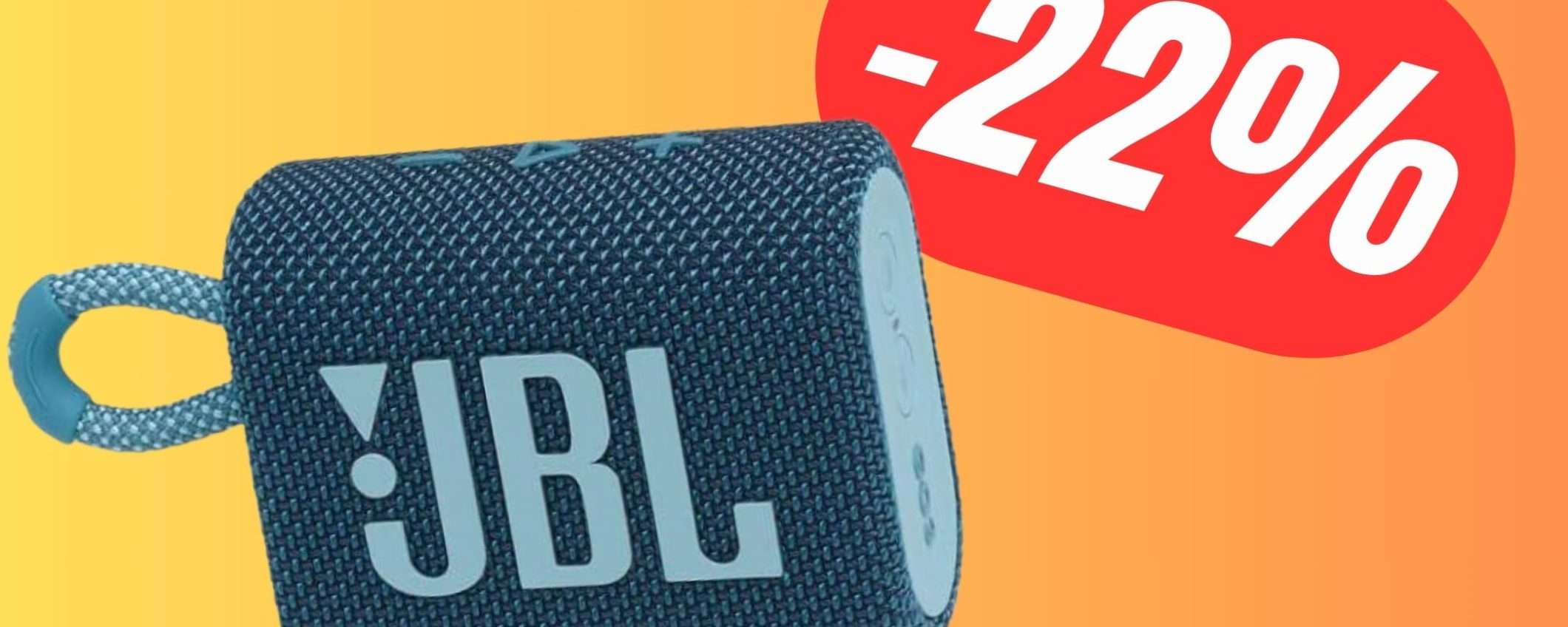 L'iconica Cassa Bluetooth di JBL costa solo 34€ grazie all'OFFERTA