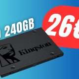 L'SSD Kingston da 240GB costa 26€ con lo SCONTO