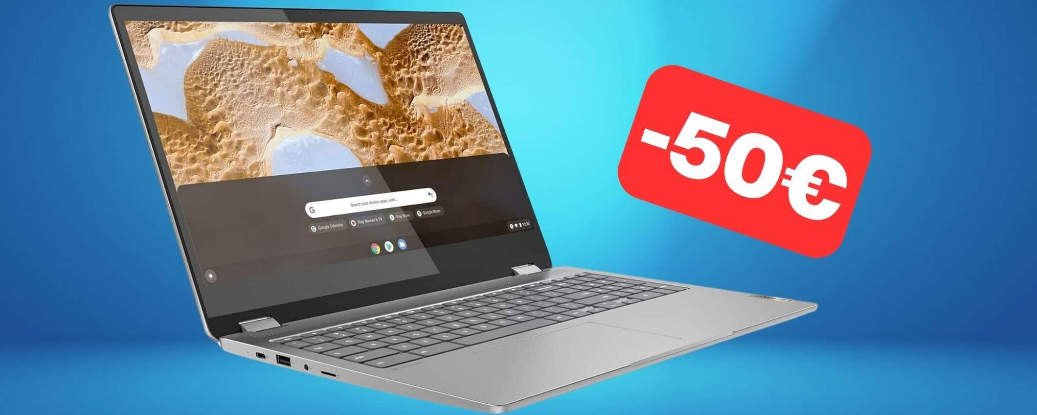 Chromebook Lenovo Touchscreen in OTTIMO SCONTO su Amazon