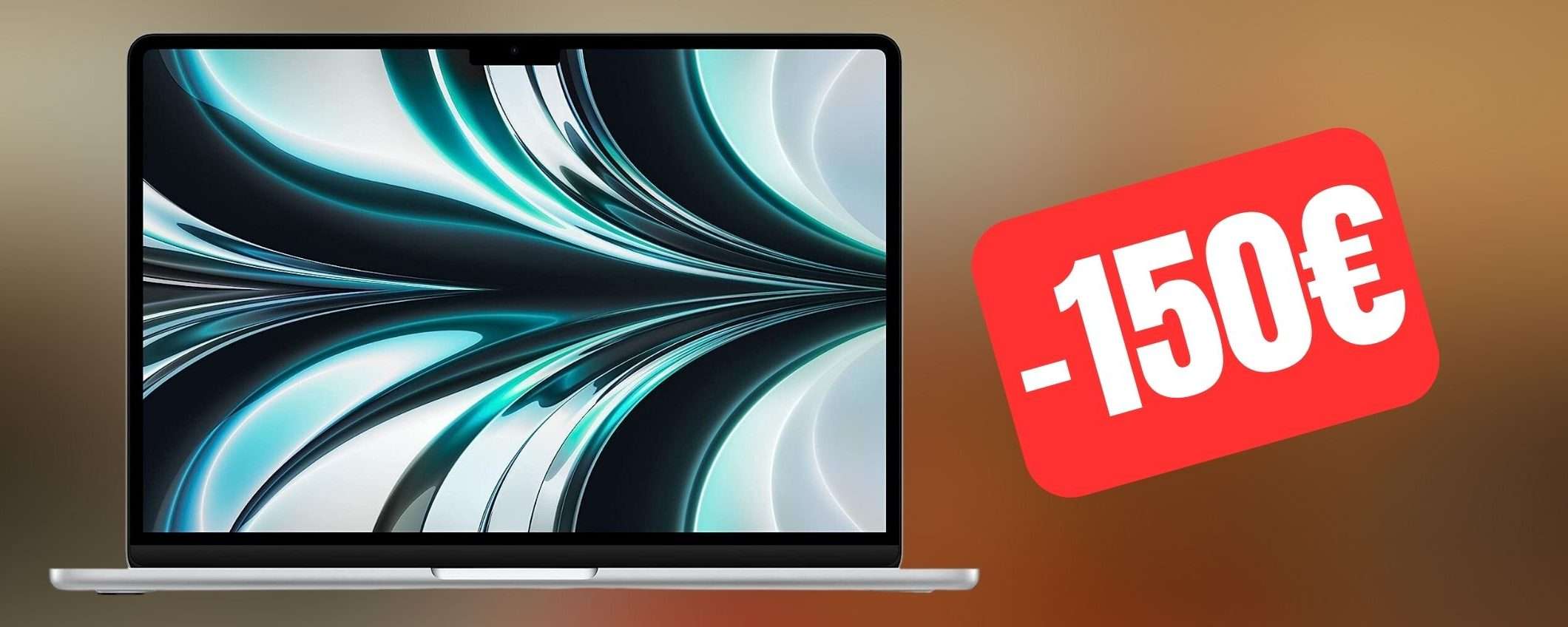MacBook Air con M2: occasione Amazon con 150 euro di sconto