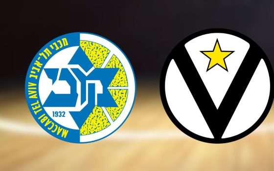 Maccabi Tel Aviv-Virtus Bologna: dove vederla in streaming