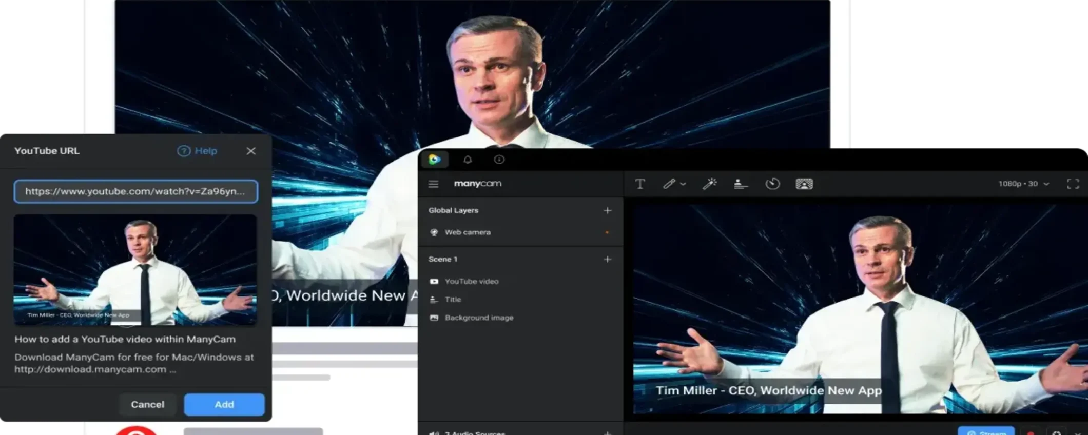 ManyCam: sconto fino al 20% per rendere le tue dirette streaming ancora più professionali