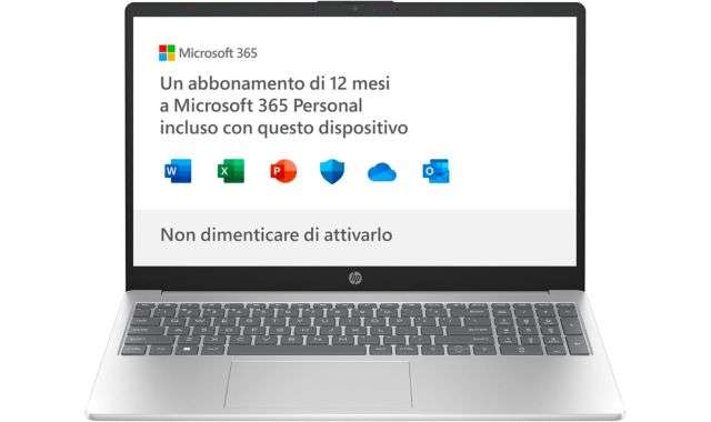Notebook HP Microsoft 365 incluso