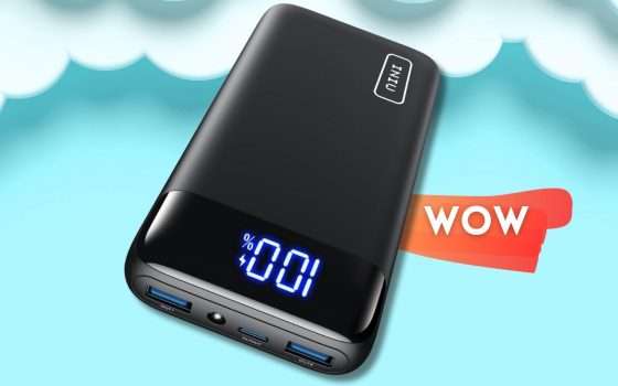 20000mAh di ricarica RAPIDA su un power bank che fa la STORIA (Amazon)