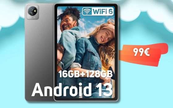 Amazon DISINTEGRATO: il tablet Blackview Android 13 a meno di 100€