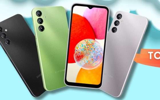 Samsung Galaxy A14 scende sotto i 150€ per uno smartphone BEST BUY