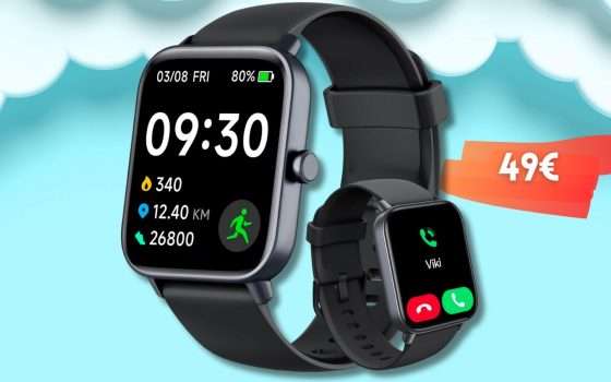 La BEFANA diventa tech: smartwatch con chiamate Bluetooth a 49€