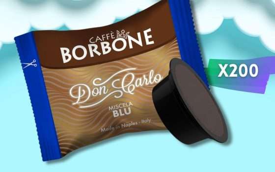 200 Capsule Caffè Borbone per macchinette Lavazza: 0,19€ cadauna