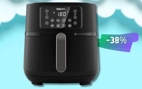 Philips Airfryer XXL è un COLOSSO in cucina: connessa al WiFi e 16-in-1
