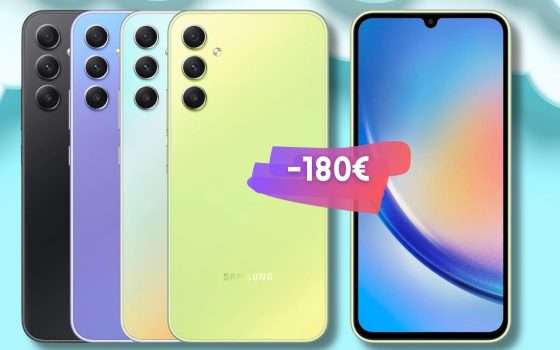 Con Samsung Galaxy A34 5G scatti foto STELLARI ed hai un display WOW