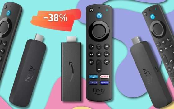 NUOVE Fire TV Stick in sconto: risoluzione 4K per televisori più SMART