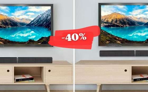 Soundbar DOPPIA configurazione, GENIALE e scontatissima (Amazon)