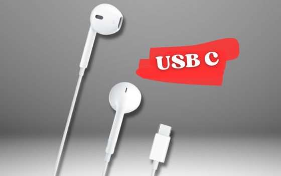 Apple EarPods anche su iPhone 15 con il connettore USB C (Amazon)